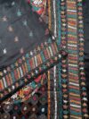 Black Kaantha Embroidered Pure Silk Saree