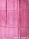 Magenta-Pink Zari Border Tussar Silk Saree