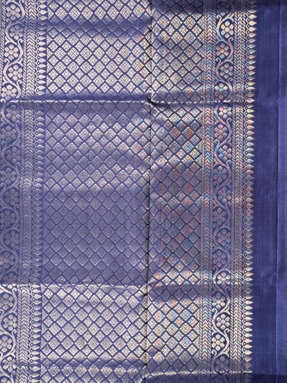 Blue Tiruchirapalli Soft Silk Saree