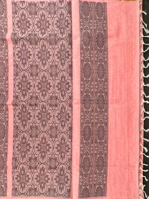 Pink Kovai Pure Cotton Saree