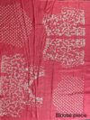 Coral Pink Pittan Work Pure Tussar Silk Saree