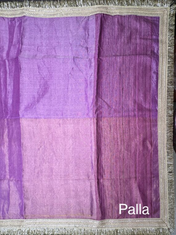 Purple Amritsari Tissue Saree
