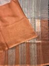 Copper-Silver Tissue Saree