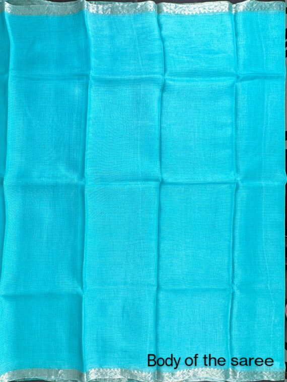 Shaded Blue Pure Kota Silk Saree