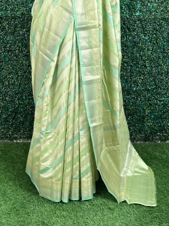 Green Rangkaat Pure Silk Saree