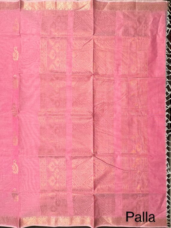 Pink Kovai Cotton Saree
