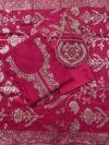 Rani Pink Unstitched 4-Piece Suit