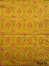 Mustard Bandhej Print Jaipuri Cotton suit